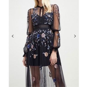 caspia embroidered maxi dress